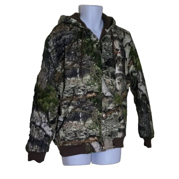 Mossy Oak Mountain Country Insulated men's Bomber Jacket size Large - Picture 1 of 9